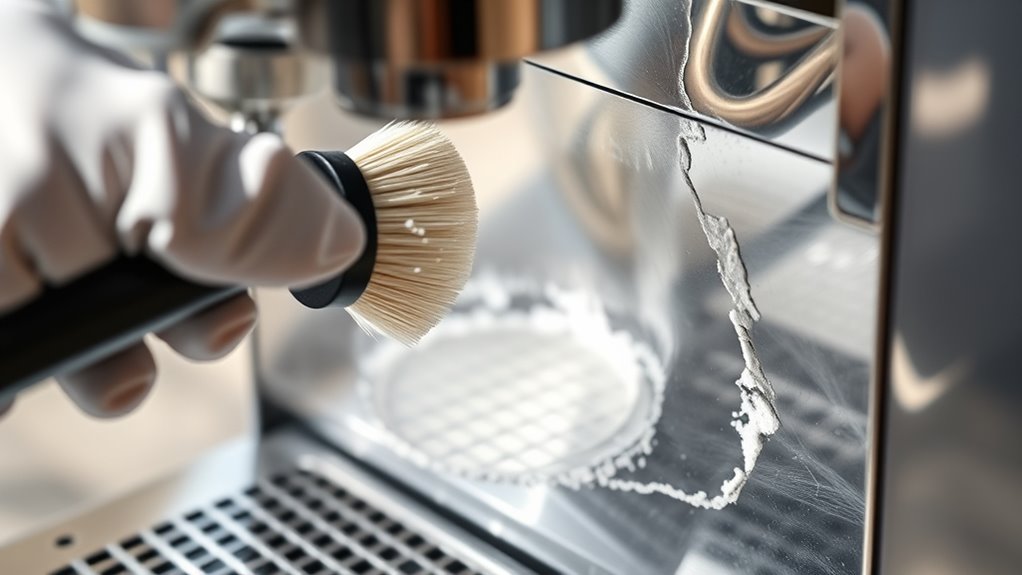 regular cleaning extends espresso performance