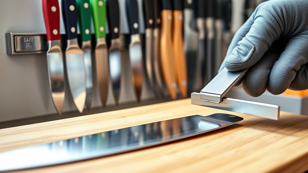 regularly sharpen and clean