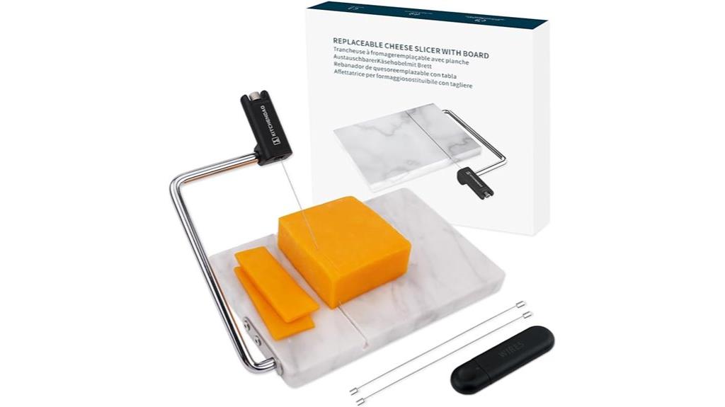 replaceable wire cheese slicer