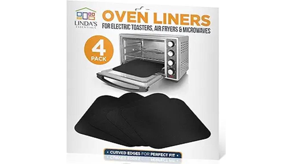 reusable non stick toaster liners