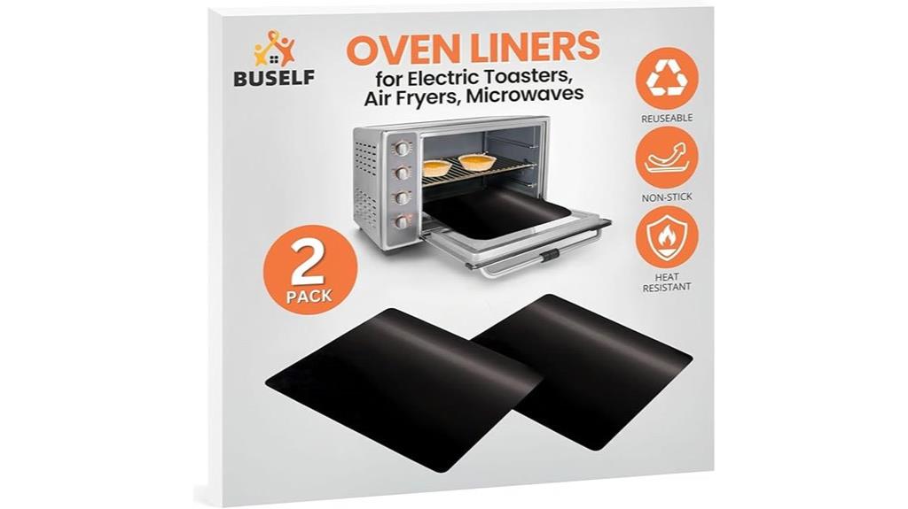 reusable nonstick air fryer liners