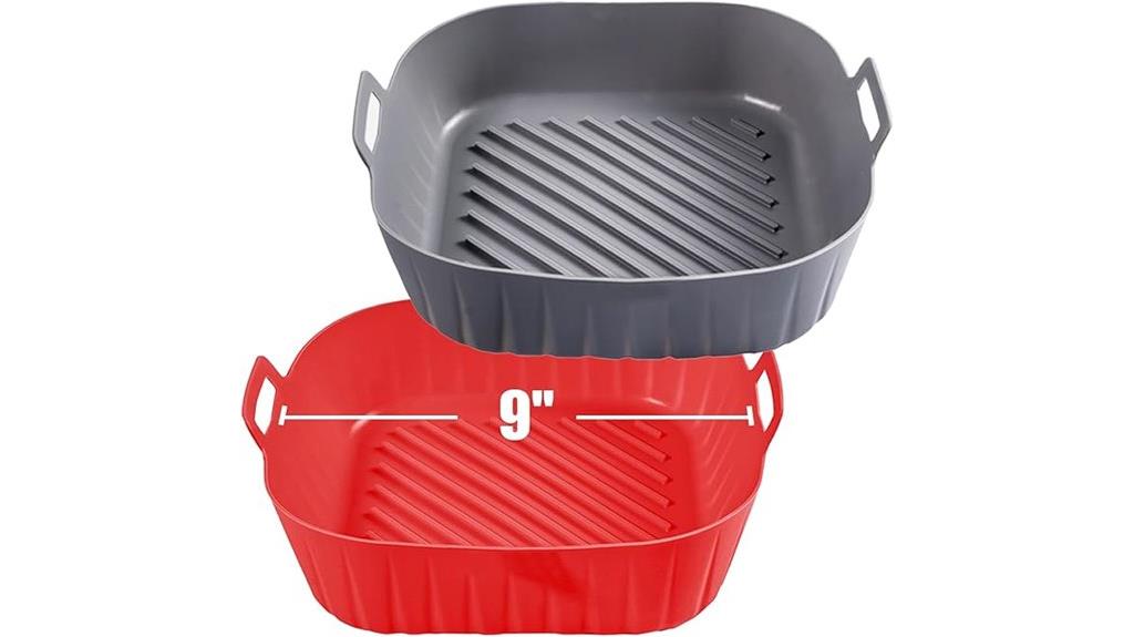 reusable silicone air fryer liners