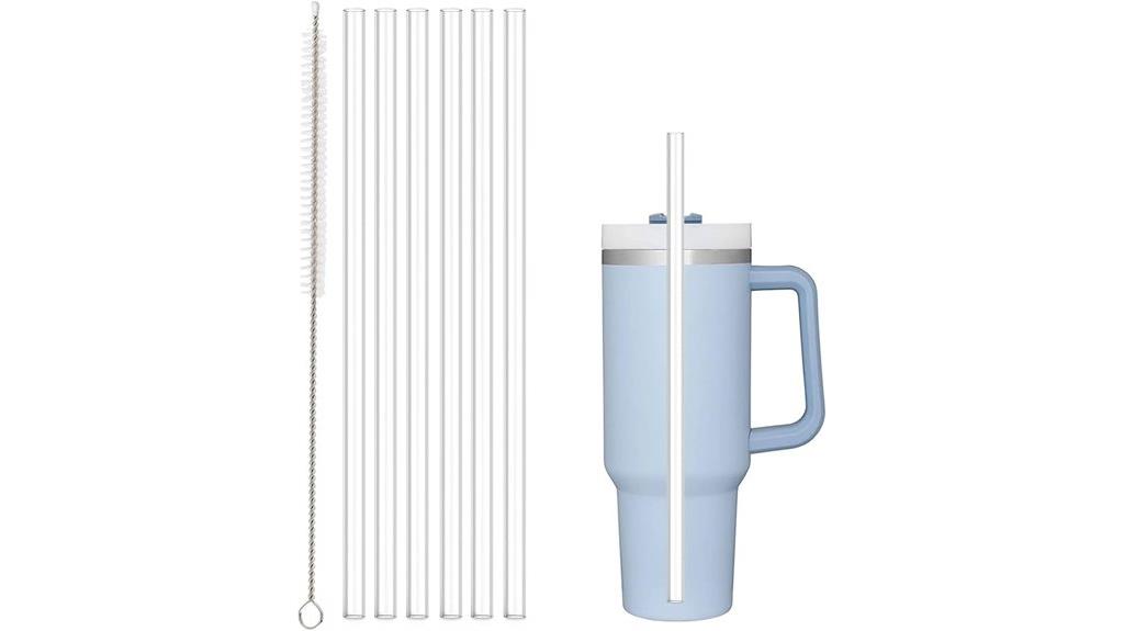 reusable straw replacement pack
