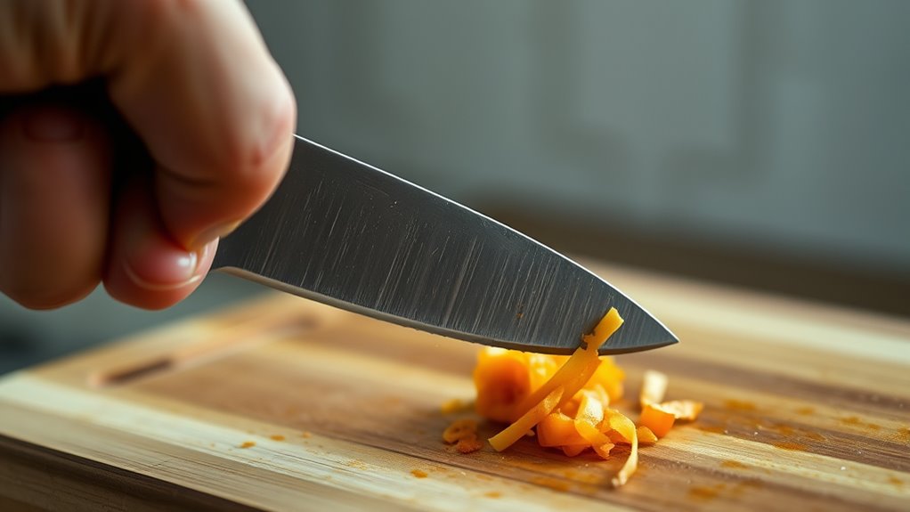 sharp knives ensure safety