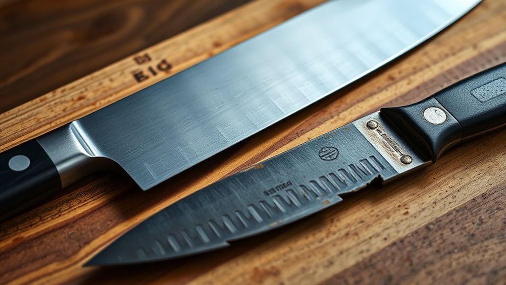 sharpened knives ensure safety