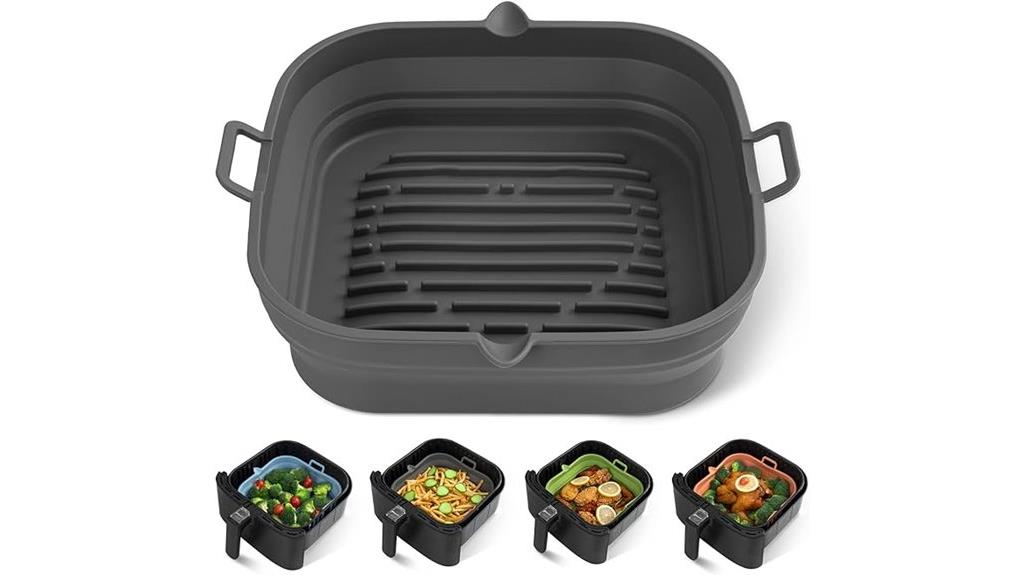 silicone liners for large air fryers