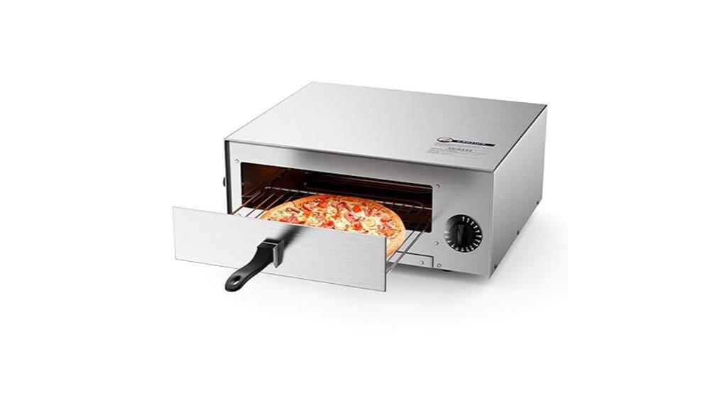 stainless electric pizza oven