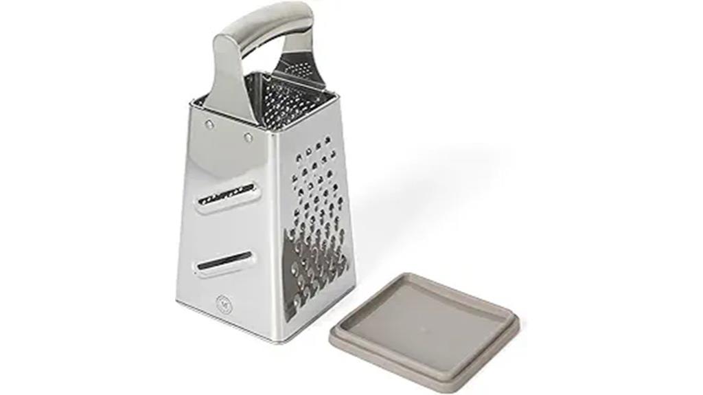 stainless steel 4 sided grater