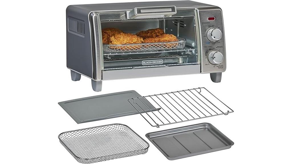 stainless steel 4 slice toaster