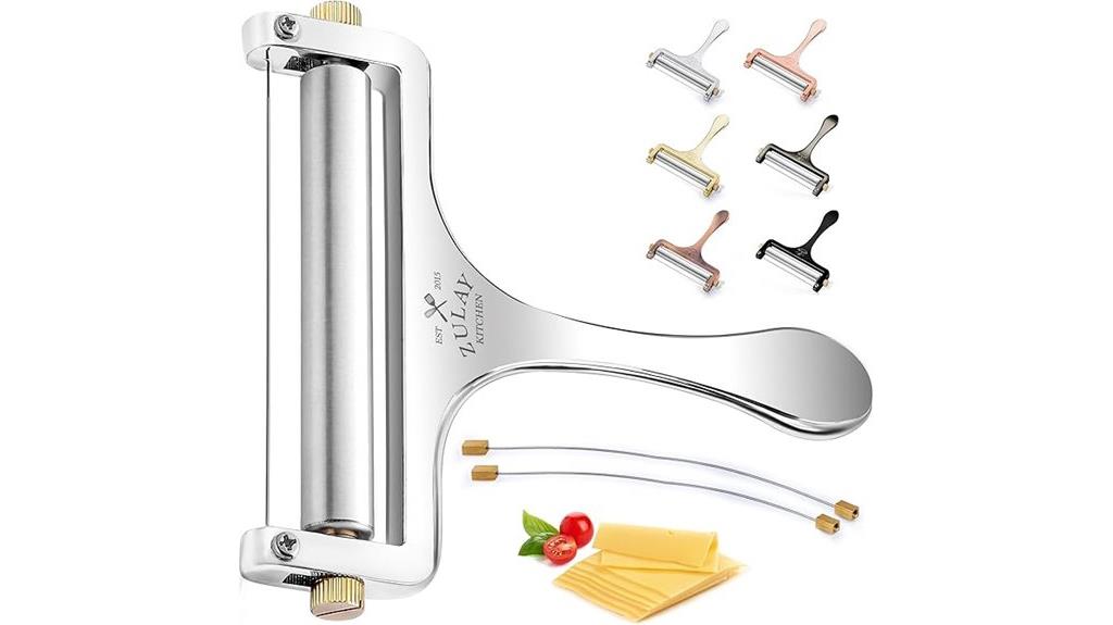 stainless steel cheese slicer