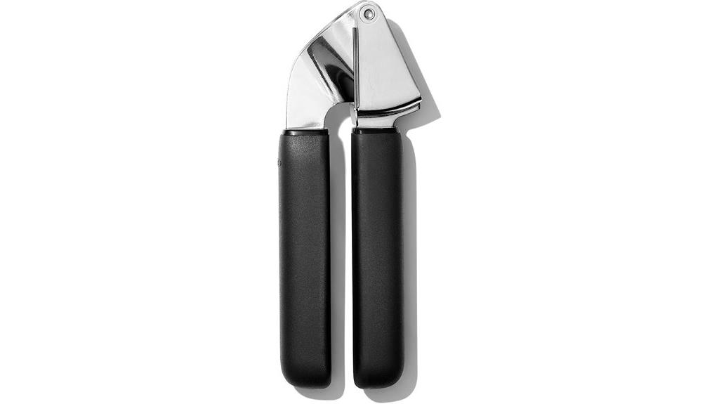stainless steel garlic press