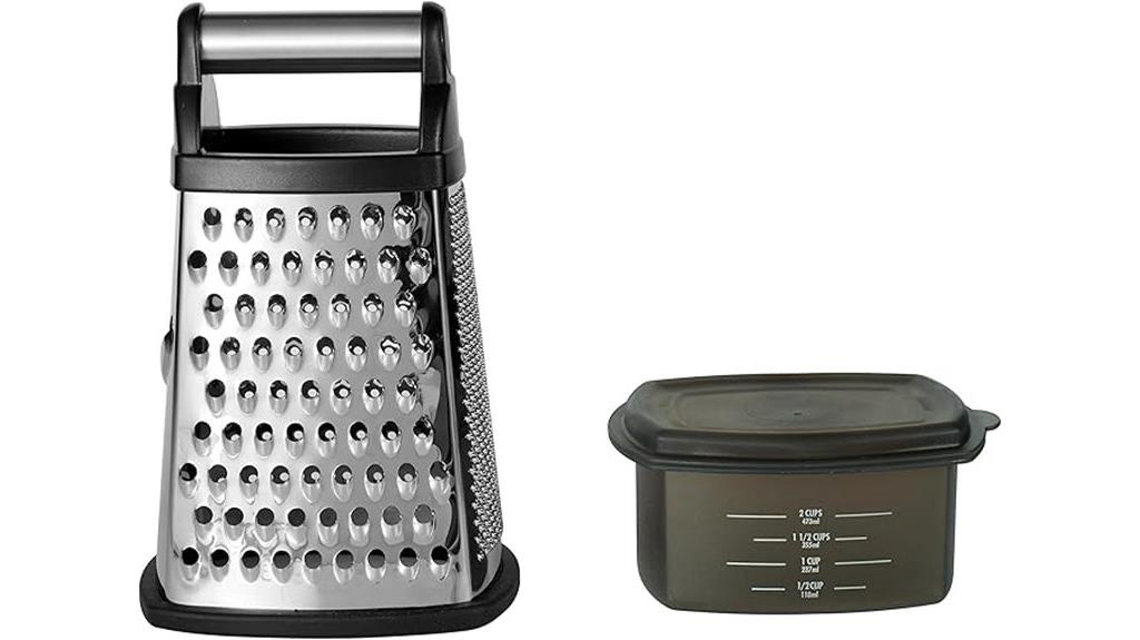 stainless steel grater container