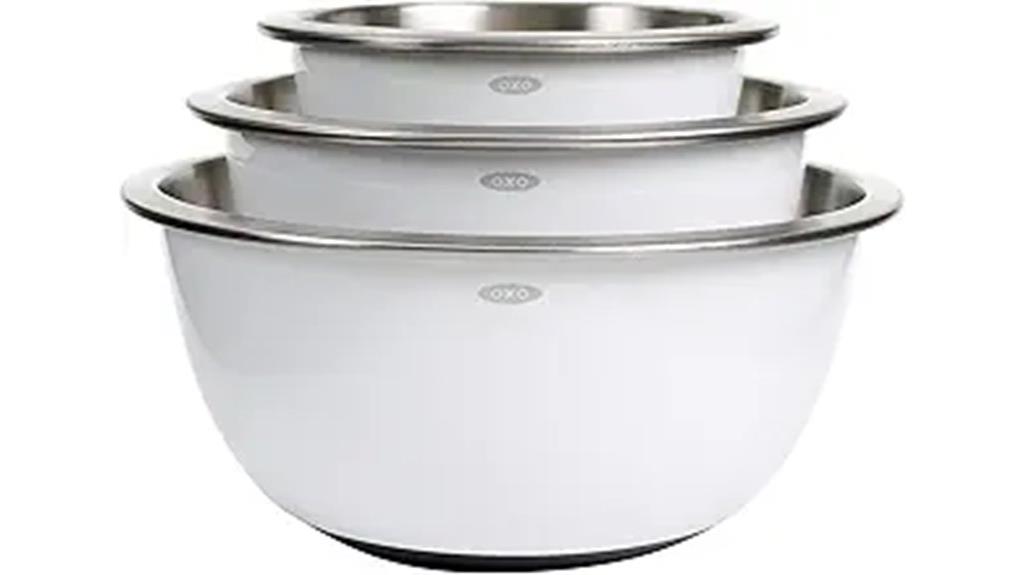 stainless steel mixing bowls
