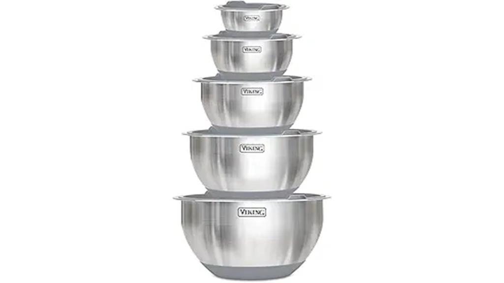 stainless steel mixing bowls