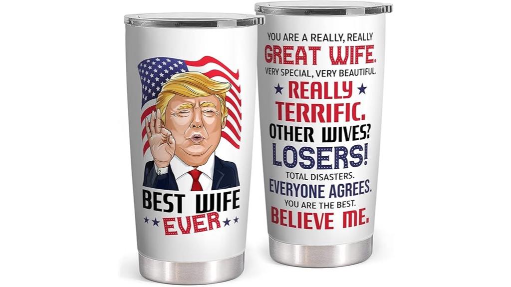 stylish husband gift tumbler