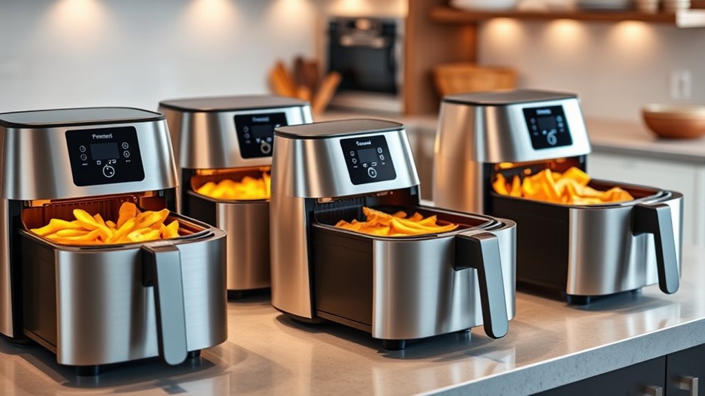 top dual basket air fryers