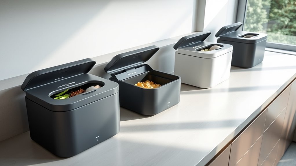 top electric composting bins