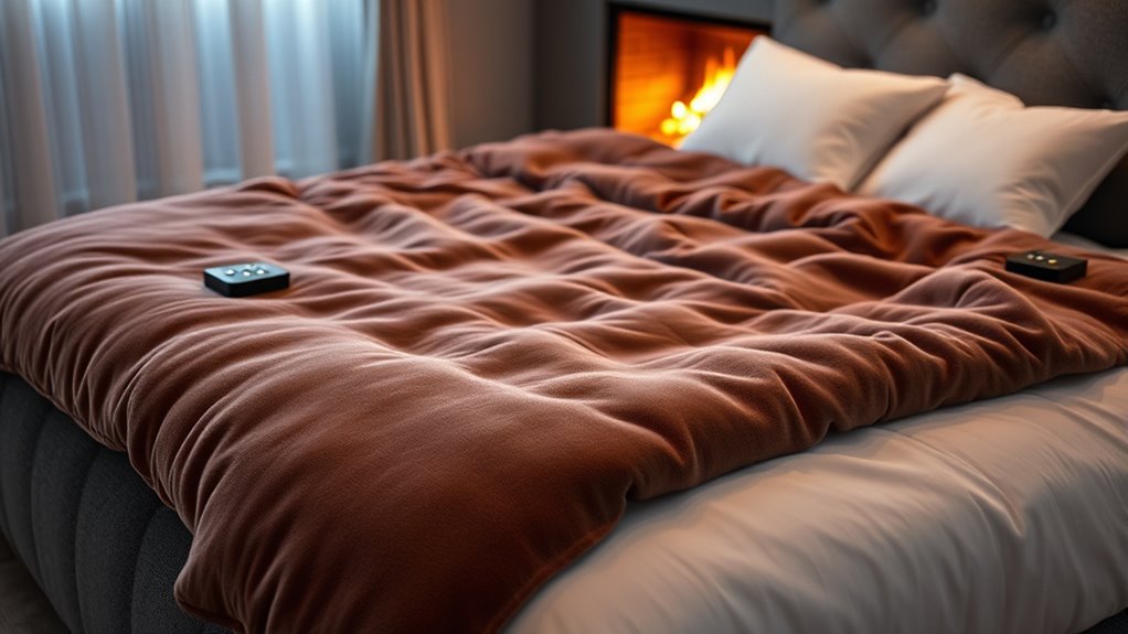 top king size electric blankets