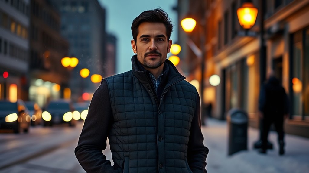 top men s winter heated vests