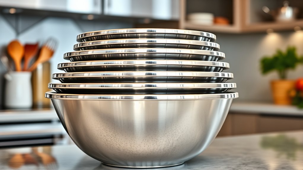 top stainless steel mixing bowls