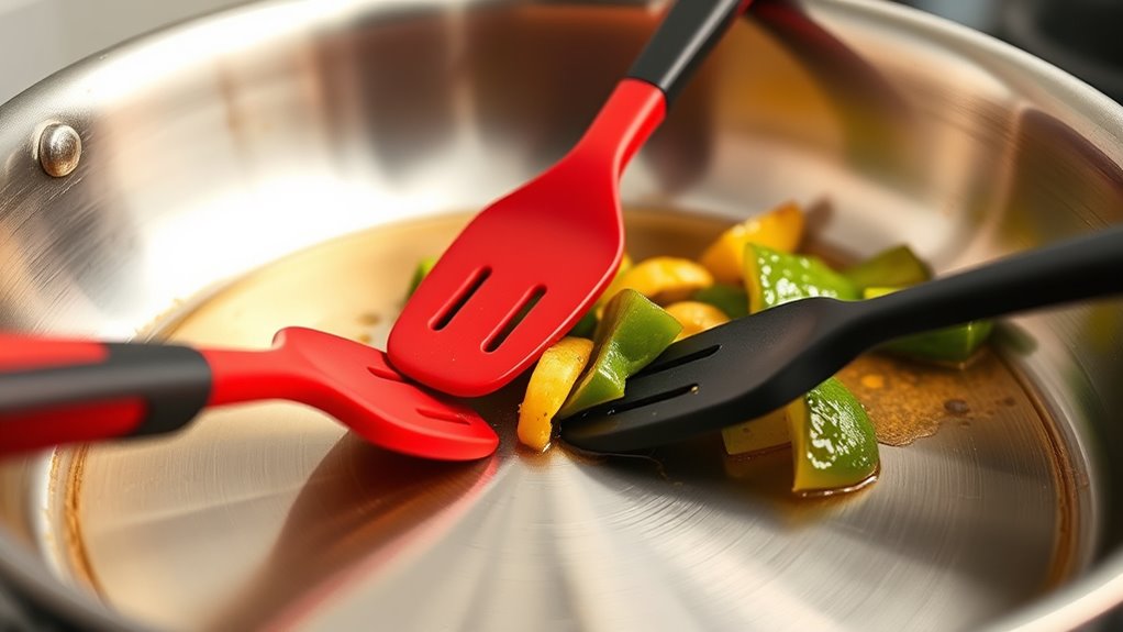 use gentle non metal tools