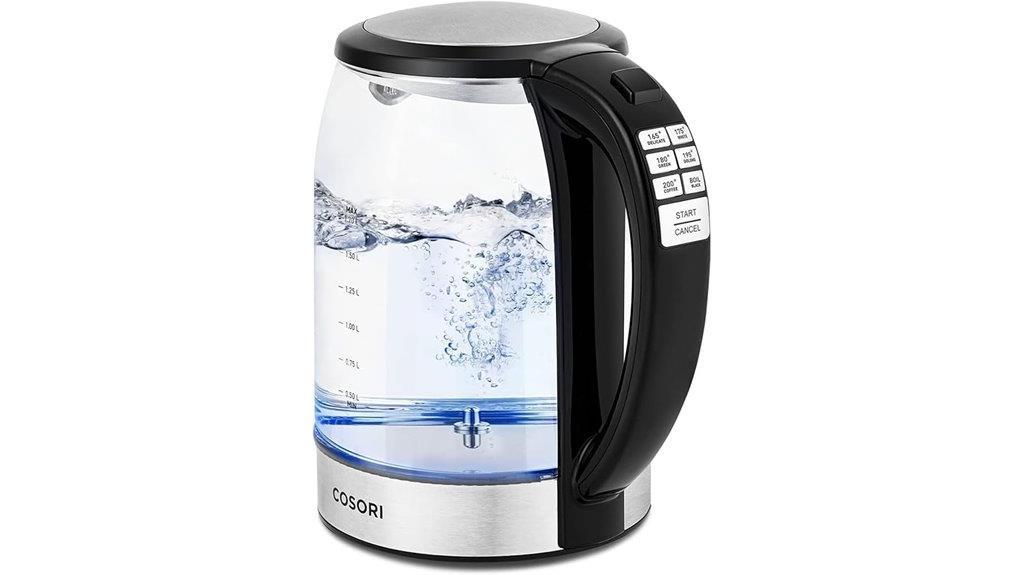 variable temperature electric kettle