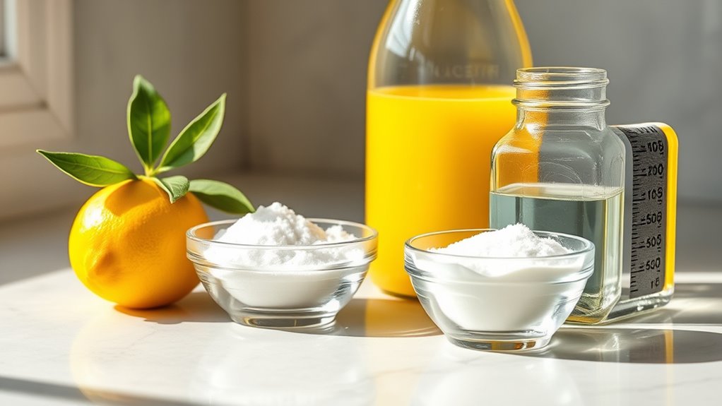 vinegar baking soda cleaning