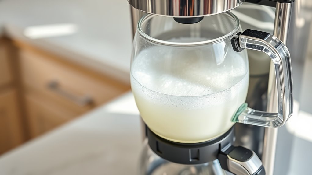 vinegar cleaning and rinsing