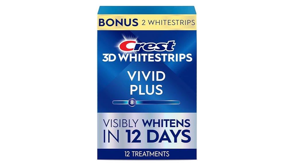 vivid plus whitening strips