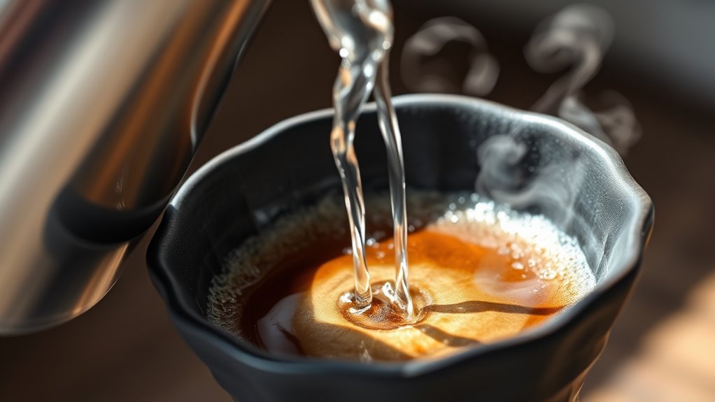 water temperature influences flavor