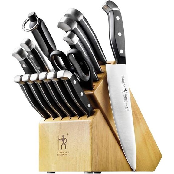 HENCKELS 15-Piece Knife Set with Block