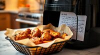 air fryer recipe adjustments