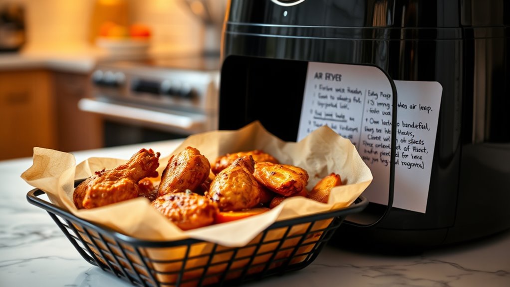 air fryer recipe adjustments