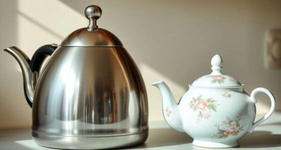 choosing between kettle and teapot