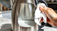 descale electric kettle easily