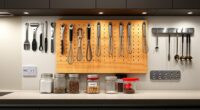 efficient kitchen gadget storage