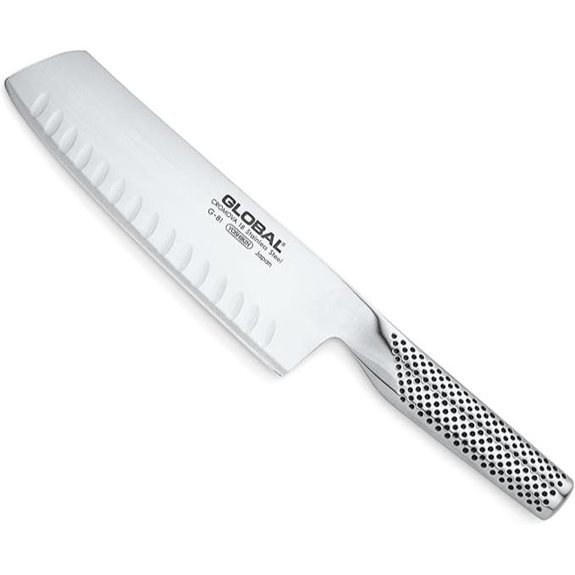 Global G-81-7 Hollow Ground Vegetable Knife
