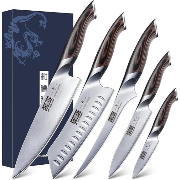 HOSHANHO 5-Piece Japanese Chef Knife Set