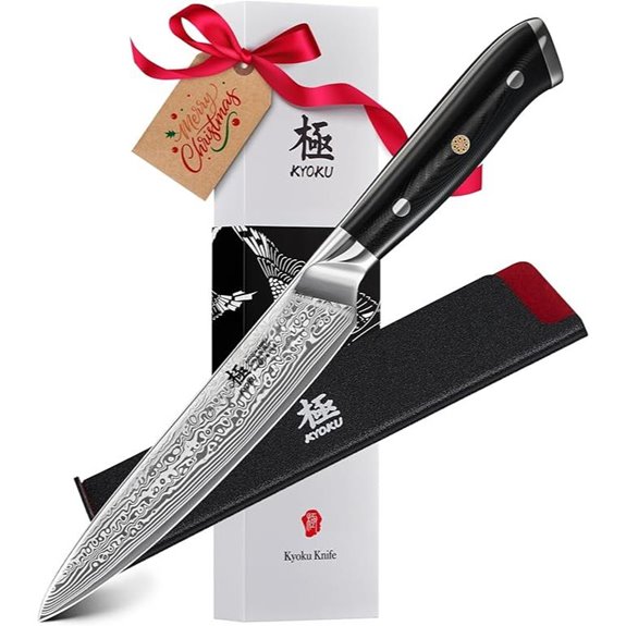 KYOKU 6 Chef Utility Knife with Sheath