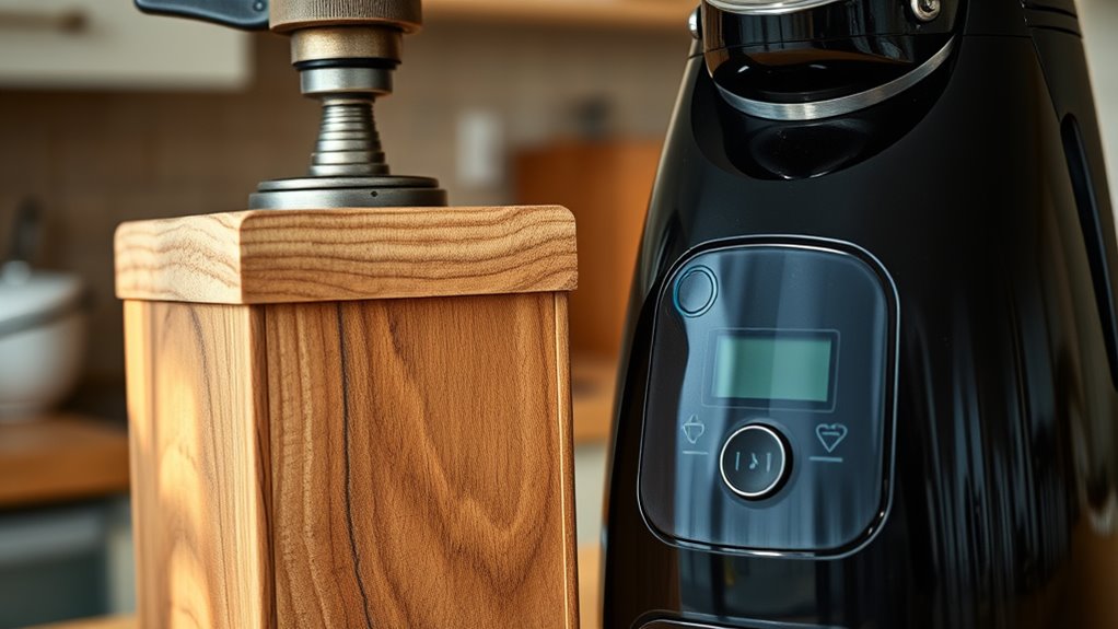 manual grinding offers precision