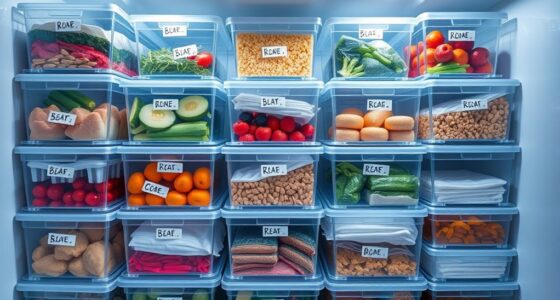 maximize freezer storage space