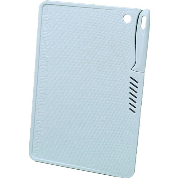Plastic Cutting Board with Knife and Hanging Hole