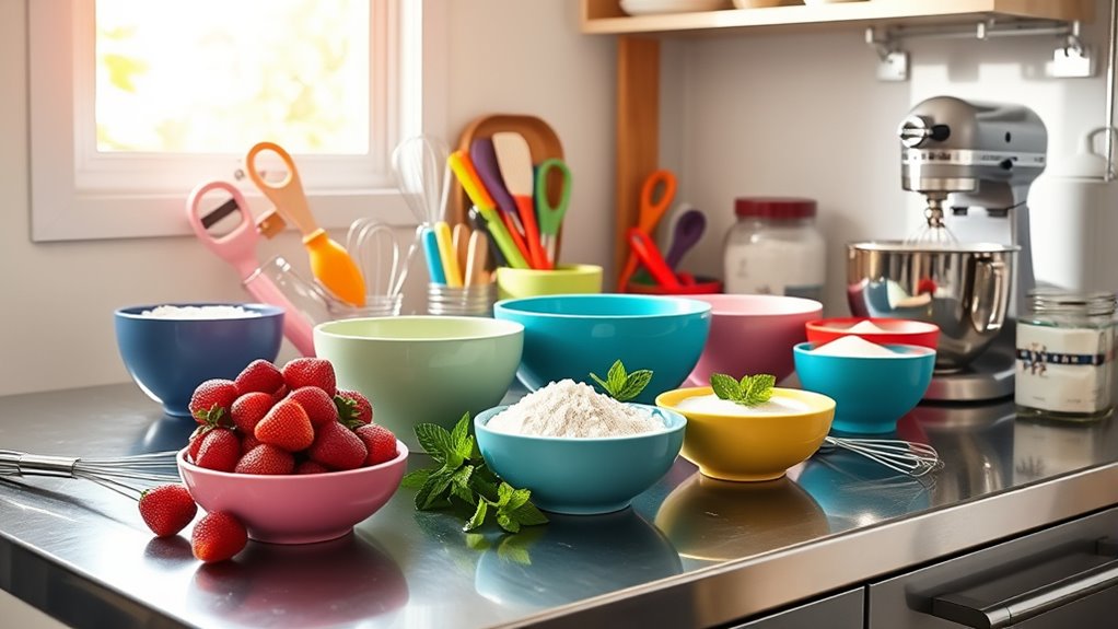 prepare equipment and ingredients