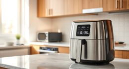 quiet air fryer usage