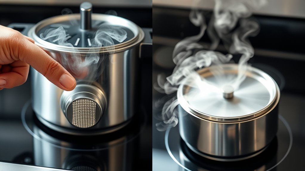 release methods for pressure cooking