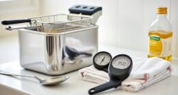 safe home deep frying