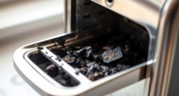 toaster smells burnt empty