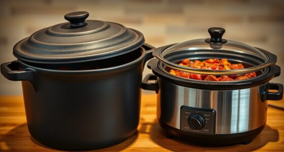 traditional pot versus modern appliance