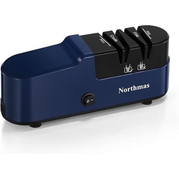 Professional Electric Knife Sharpener (2-Stage Blue)