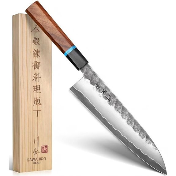 KAWAHIRO 210mm VG10 Chef Knife with Gift Box
